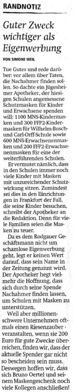 10.02.2021 / Offenbach Post
