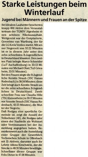 08.12.2005 / Rodgau Zeitung (1)