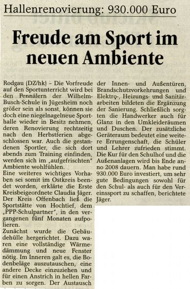 26.10.2008 / Dreieich Zeitung (2)