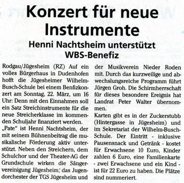 12.03.2009 / Rodgau Zeitung