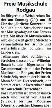 17.06.2010 / Rodgau Zeitung (1)